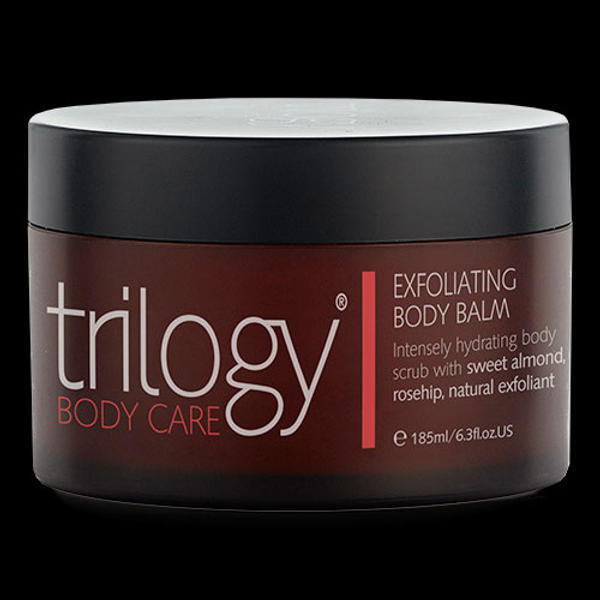 Trilogy Exfoliating Body Balm 185 ml, imported from the UK