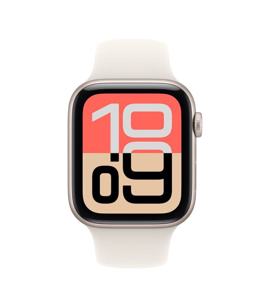 Apple Watch SE 3 Starlight with Starlight Sport Band, 44mm, Medium/Large - British product