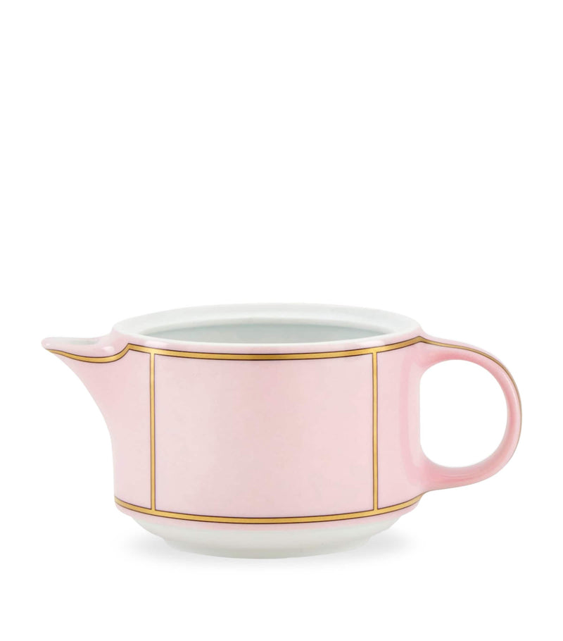 GINORI 1735 porcelain milk jug Rosa 300ml, UK version
