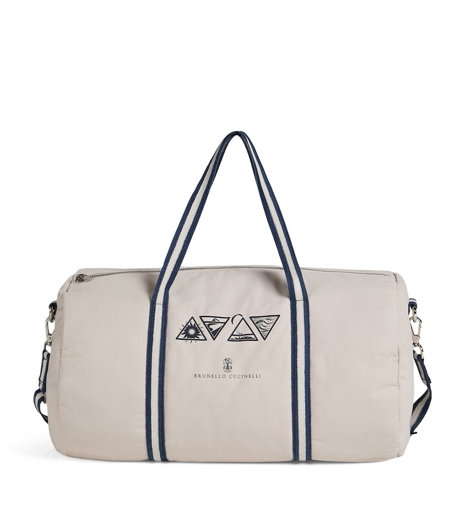 Brunello Cucinelli kids travel bag cotton-nylon blend - British product