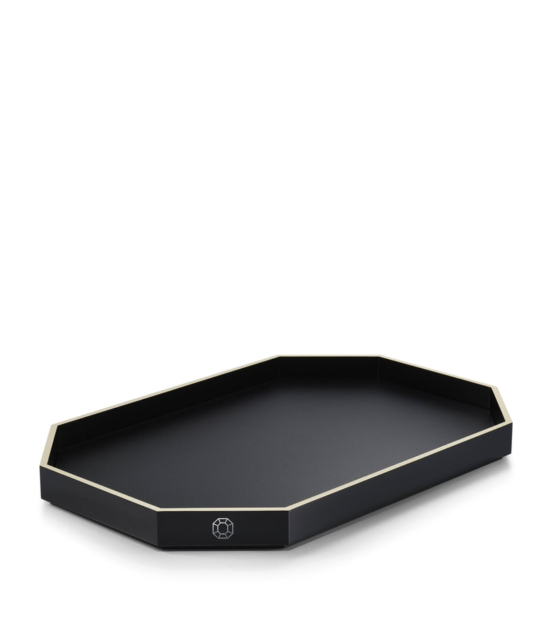 Baccarat Large Octogone tray 60cm x 40cm - British product