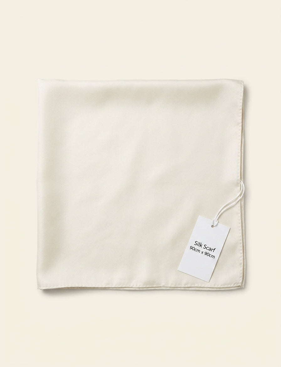 Mulberry silk-twill scarf tree logo print 70x70cm, UK version
