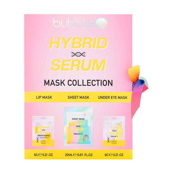 Bubble T Cosmetics hybrid serum mask collection set of 3, UK version