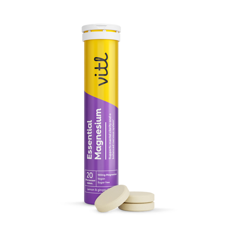 Essential Magnesium Effervescent Tablets 150mg - British product
