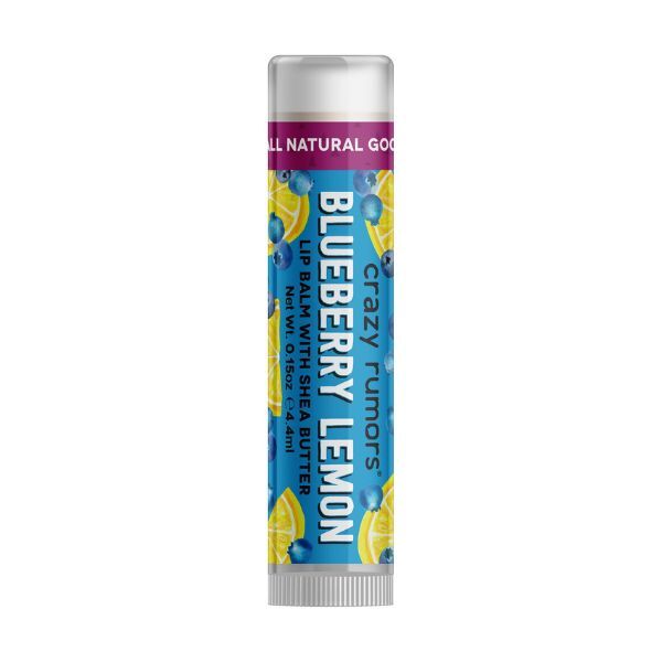Crazy Rumors lip balm Blueberry Lemon 4.5g (British brand)