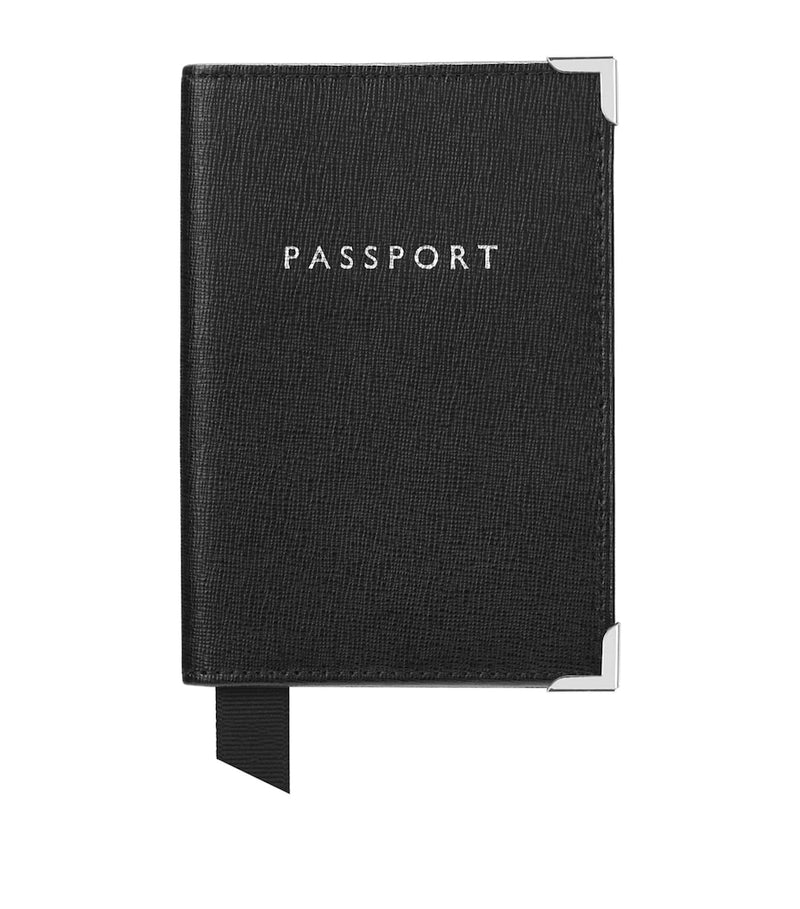 Aspinal of London Saffiano Leather passport cover, UK version