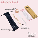 FFS Beauty Dermaplaning Facial Kit + Stand (Rose Gold) GOODS Superdrug   