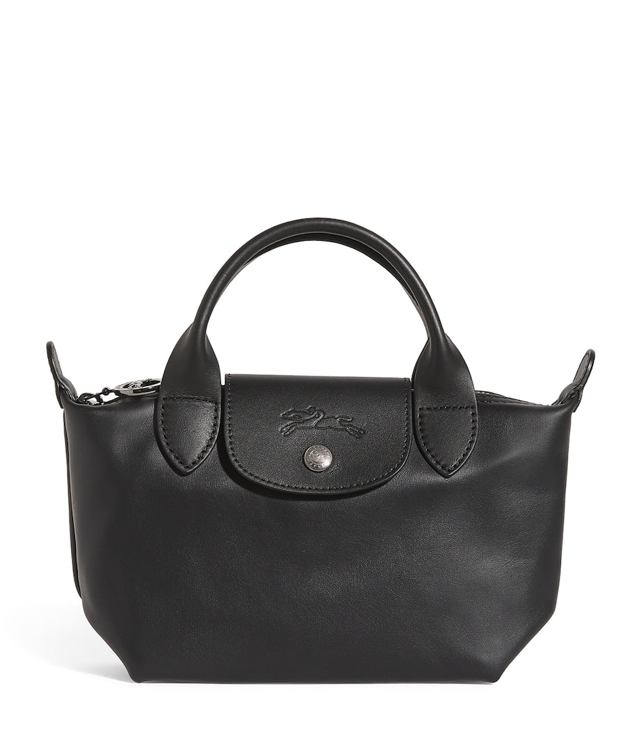Longchamp Extra-Small Le Pliage Xtra Leather Handbag, imported from the UK