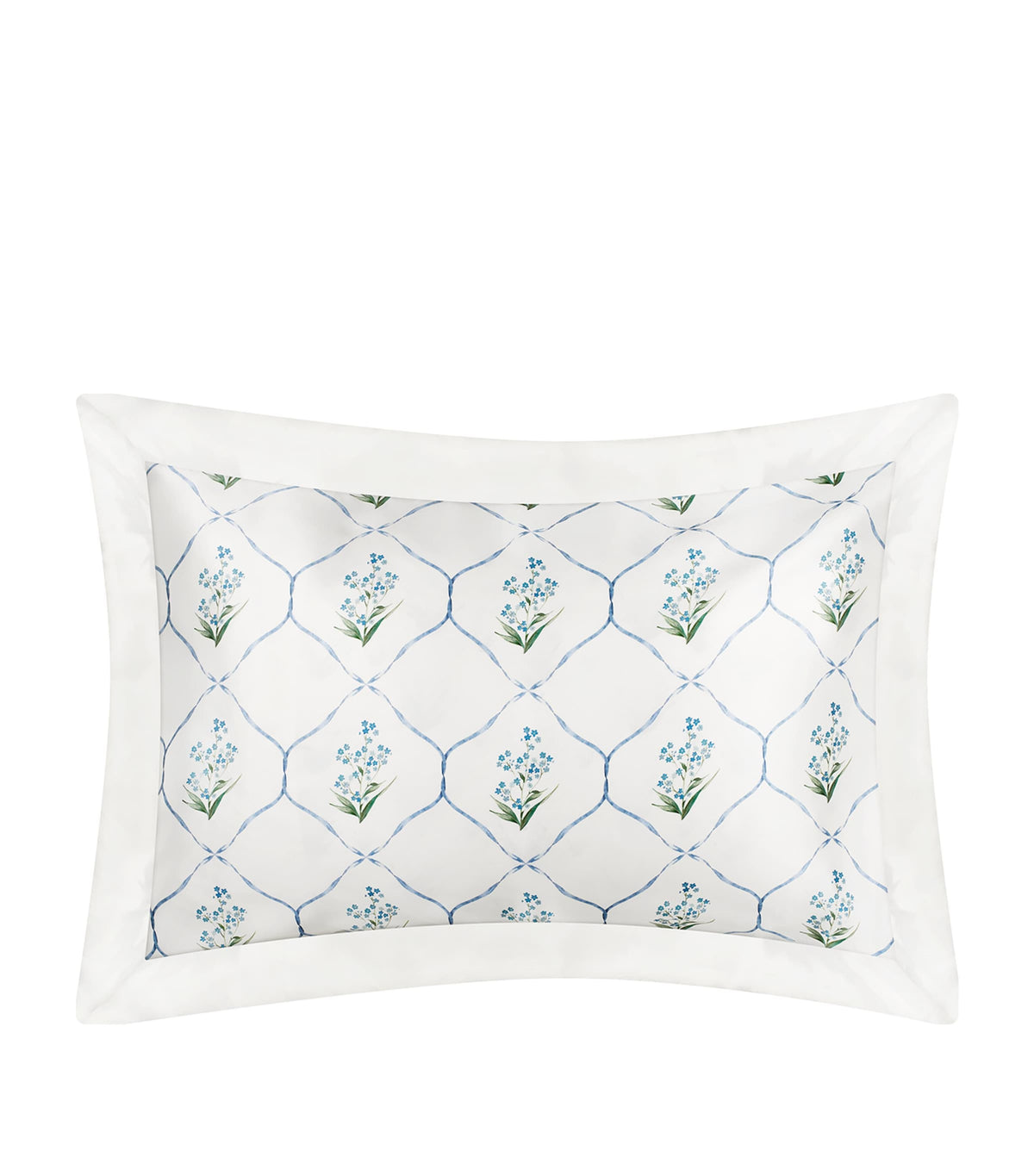 Gingerlily x Memo Press silk Forget Me Not pillowcase 50cm x 75cm, UK version