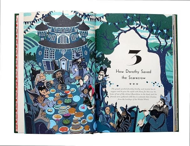 L. Frank Baum Wizard of Oz interactive pop-up book, UK version