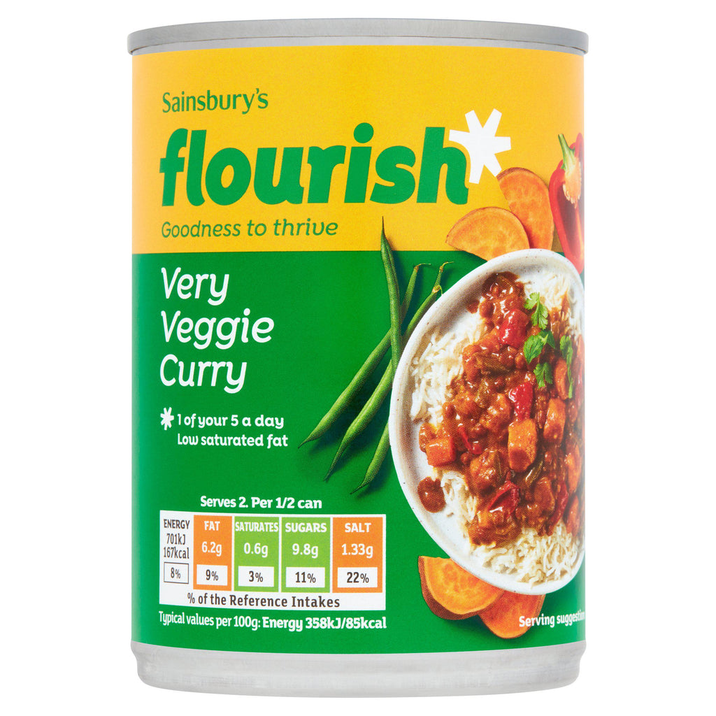 Sainsbury's Flourish Very Veggie Curry 392g