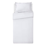 Habitat Egyptian cotton 400TC solid white bedding set single - British product