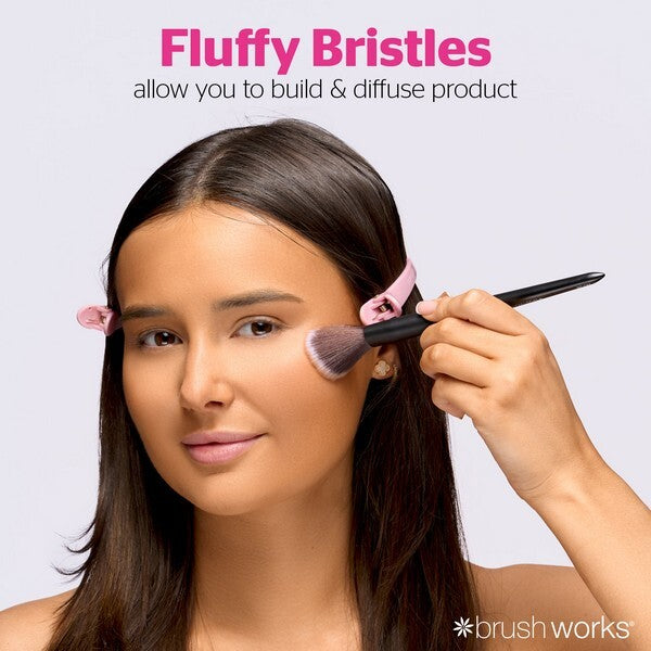 Brushworks angled contour brush vegan - British product