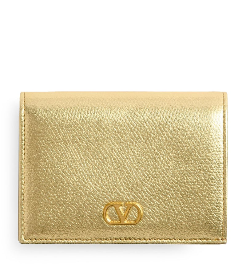 Valentino Garavani leather bifold wallet VLogo Signature, UK version