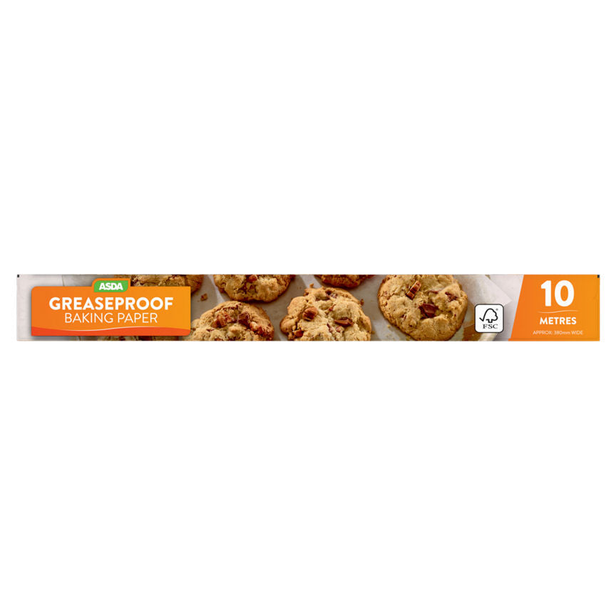 ASDA Greaseproof & Baking Non Stick Paper Accessories & Cleaning ASDA   