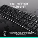 Logitech wireless mouse and keyboard set MK270, UK version