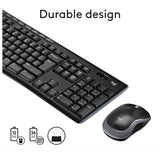 Logitech wireless mouse and keyboard set MK270, UK version