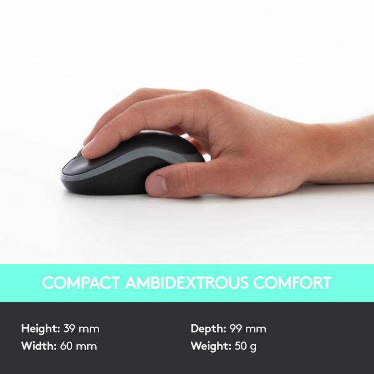 Logitech MK330 wireless keyboard and mouse set, UK version