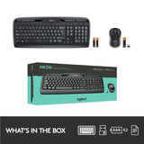 Logitech MK330 wireless keyboard and mouse set, UK version