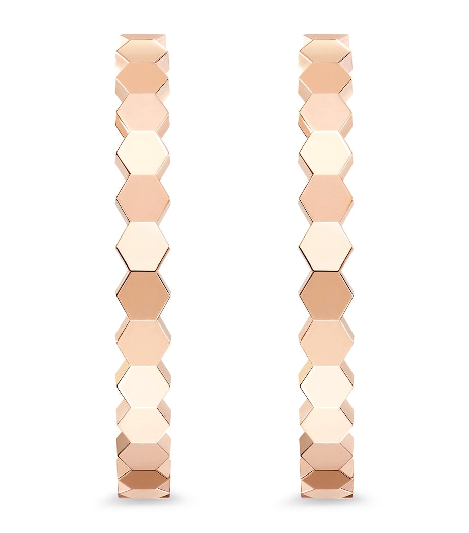 Chaumet Bee de Chaumet hoop earrings in rose gold - British product