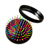 EYECANDY compact hair brush black travel size, UK version