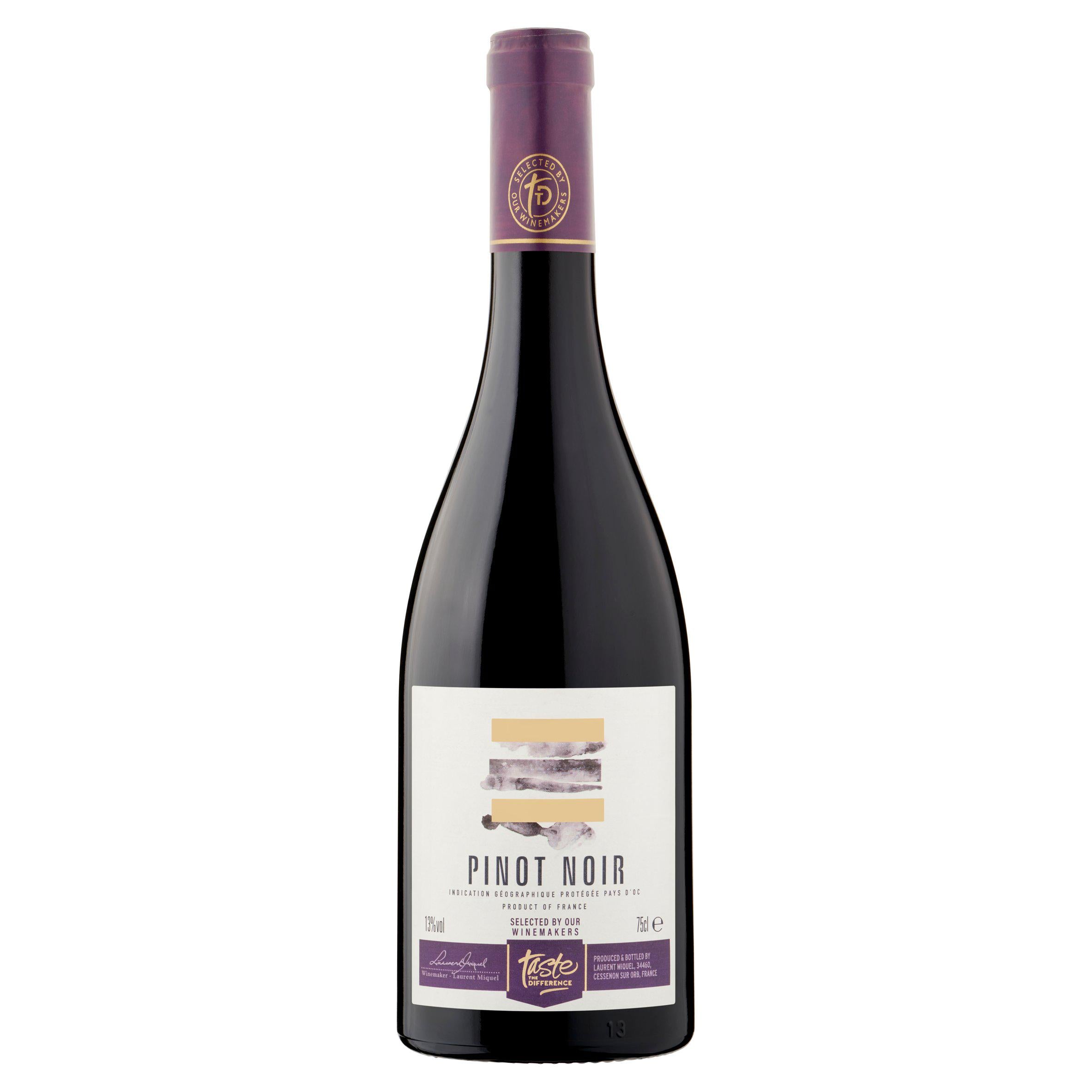 Sainsbury's Taste the Difference Pinot Noir 75cl All wine Sainsburys   