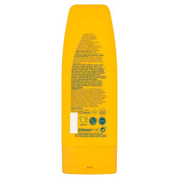 Solait Kids Sun Lotion SPF50+ 200ml (British brand)