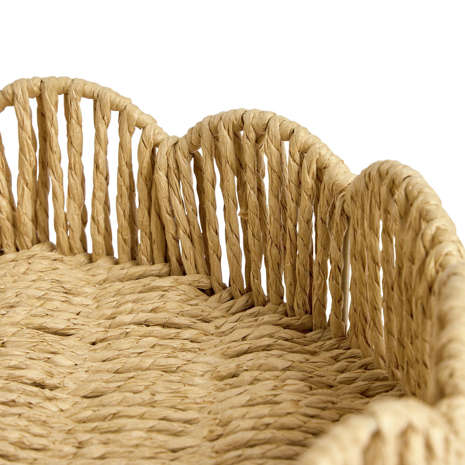 Argos Home woven tray natural 35cm - British product