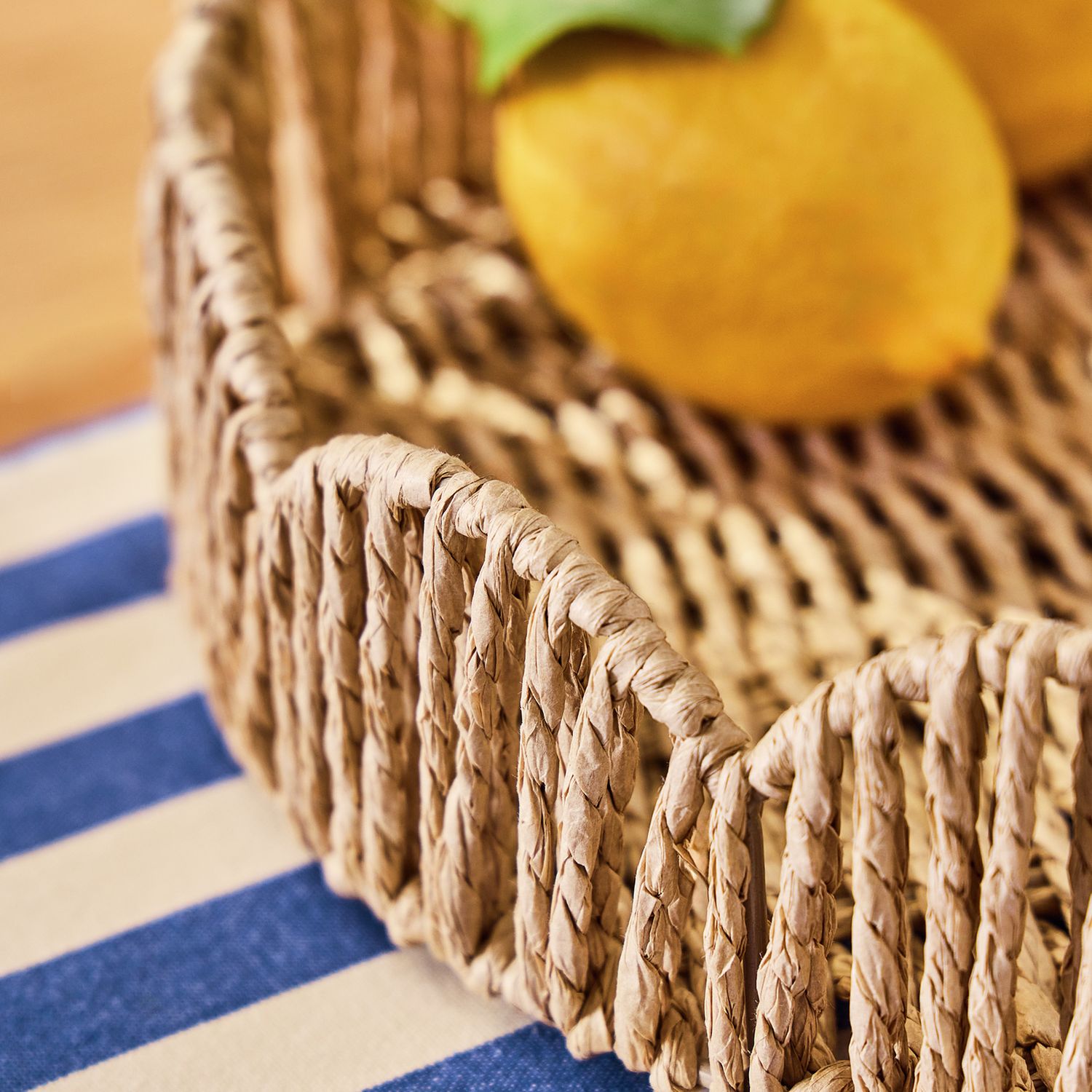Argos Home woven tray natural 35cm - British product
