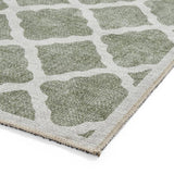Think Rugs flatweave rug coral green 76x150cm, imported from the UK