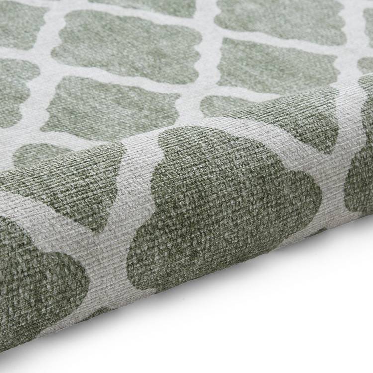 Think Rugs flatweave rug coral green 76x150cm, imported from the UK