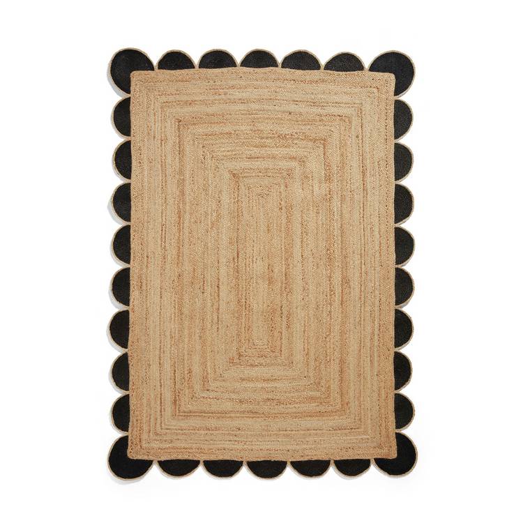 Think Rugs natural jute flatweave rug 120x170 cm, UK version