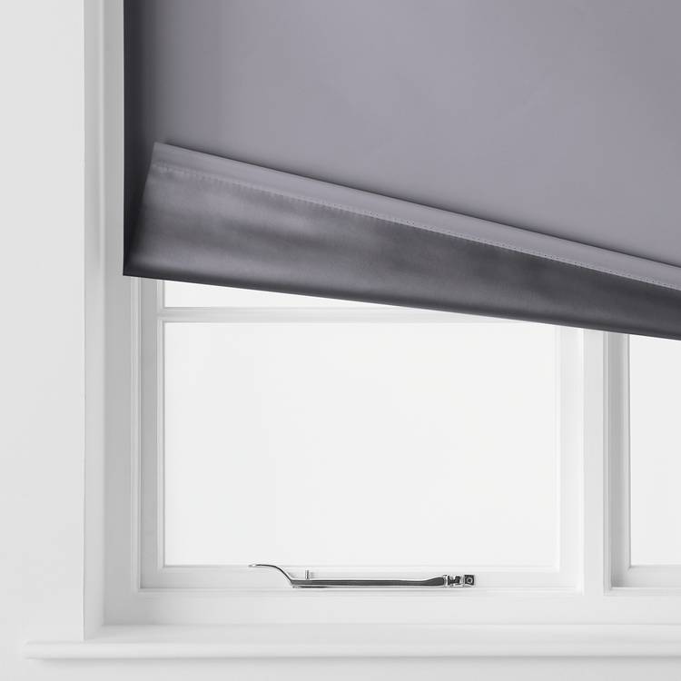 Argos Home blackout roller blind slate grey 60cm - British product