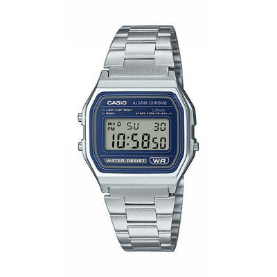 Argos Casio Blue Dial Vintage Stainless Steel Digital Watch- Buy online at McGrocer