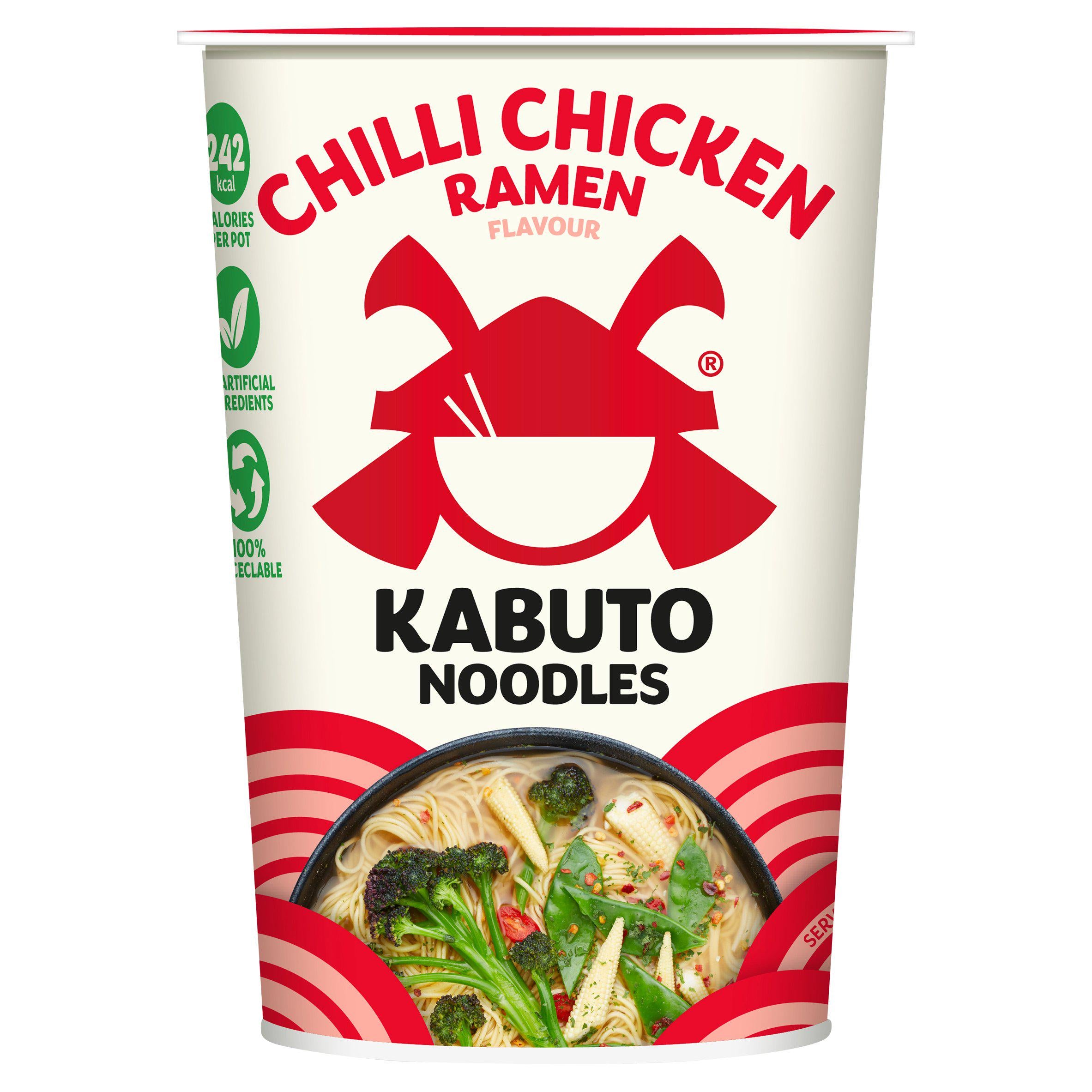 Kabuto Noodles Chilli Chicken Flavour Ramen 65g GOODS Sainsburys   