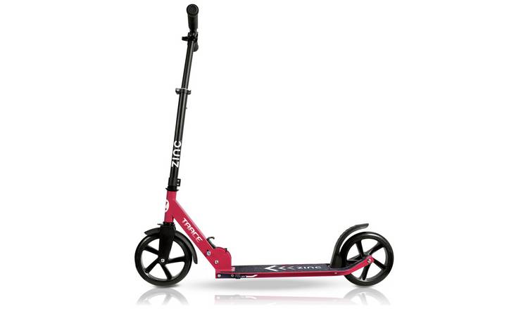 Zinc Trace Foldable Big Wheel Scooter - Red GOODS Argos