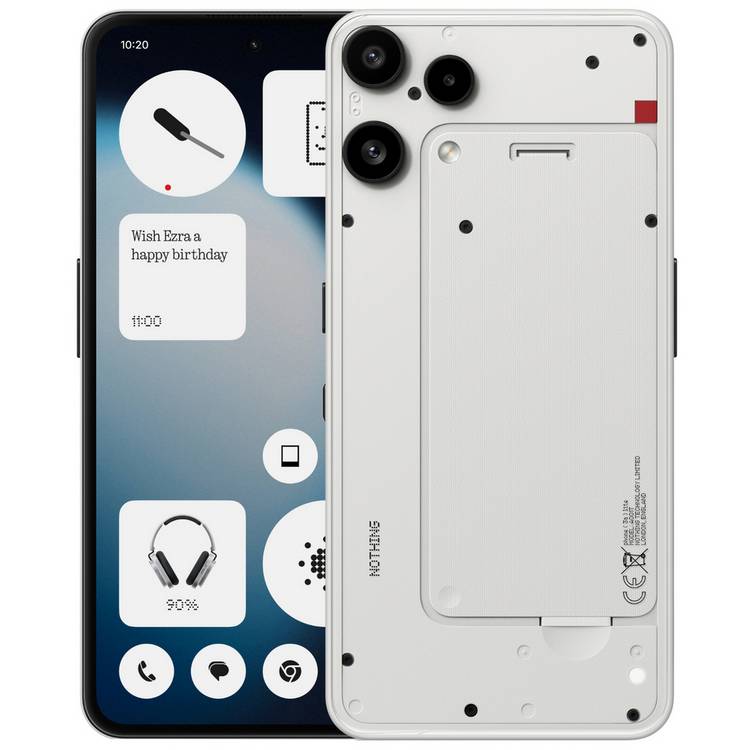 Nothing Phone 3a Lite 5G 128GB white smartphone (British brand)