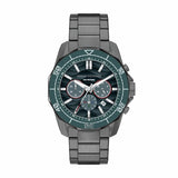 Armani Exchange men's gunmetal stainless steel watch, imported from the UK