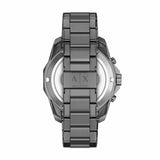 Armani Exchange men's gunmetal stainless steel watch, imported from the UK