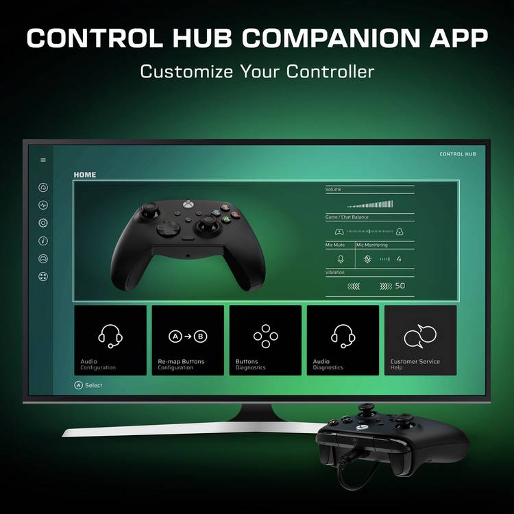 Turtle Beach Rematch Core wired Xbox controller, imported from the UK