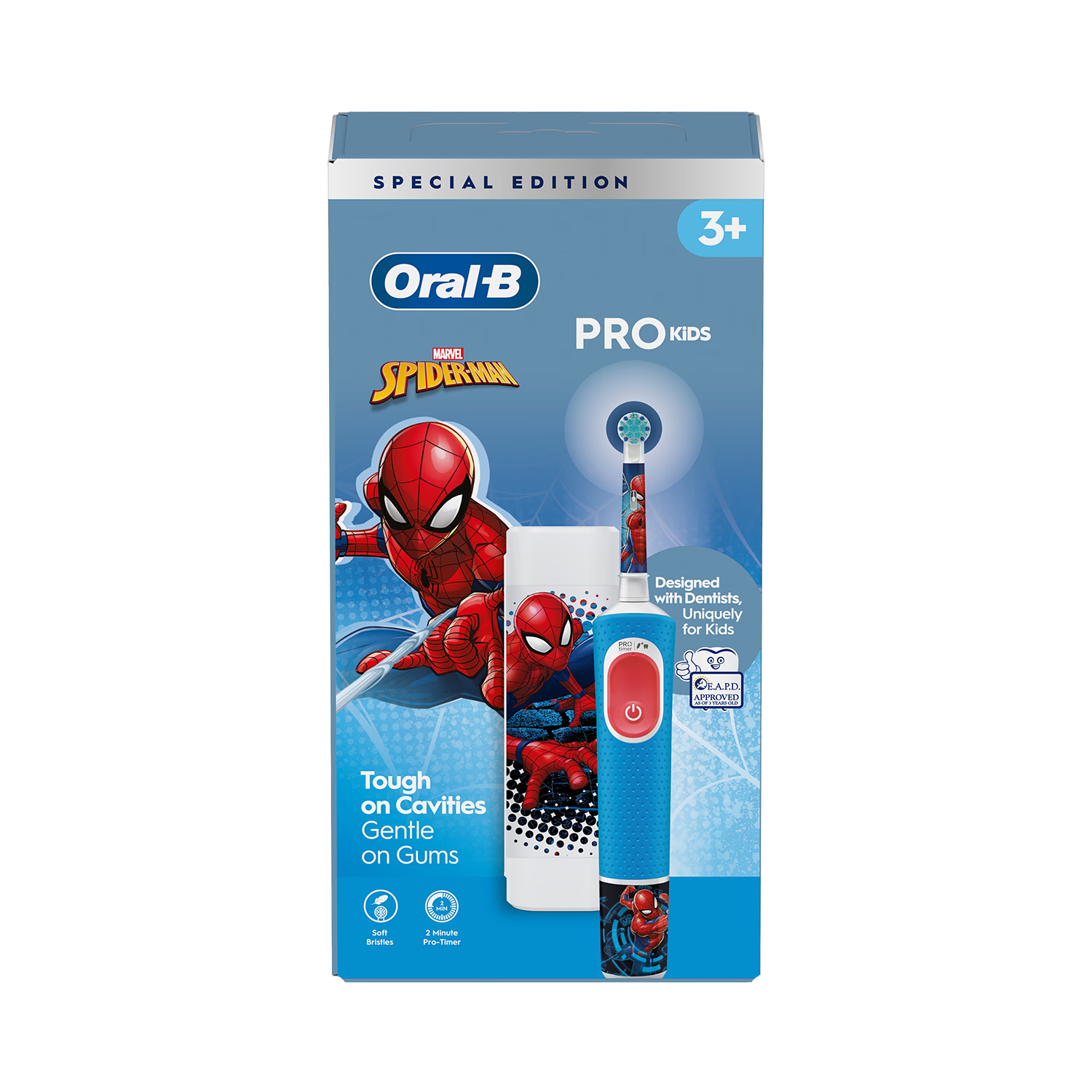 Oral-B Pro Kids electric toothbrush Marvel Spider-Man, UK version