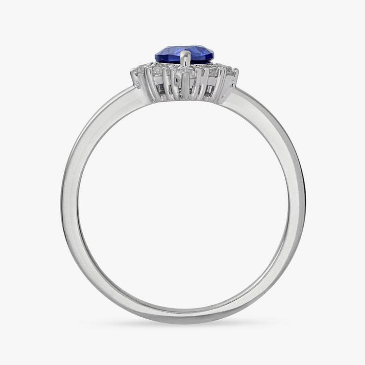 Revere sapphire cluster ring large, imported from the UK