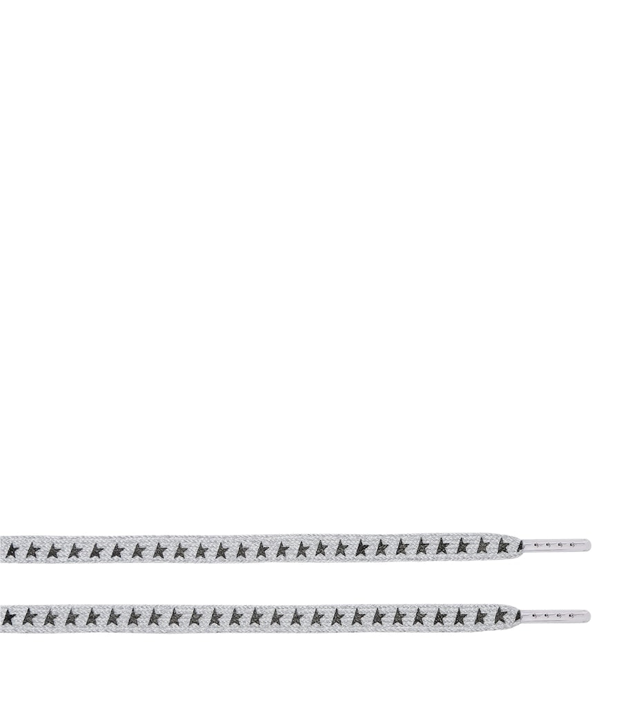 Golden Goose star print fabric laces for sneakers (British brand)