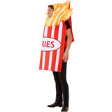 Smiffys fries costume red white, UK version