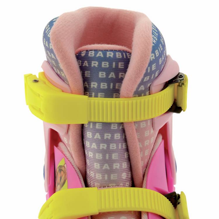 Barbie pink adjustable inline skates, UK version