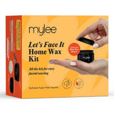 Mylee Let's Face It home wax kit, imported from the UK