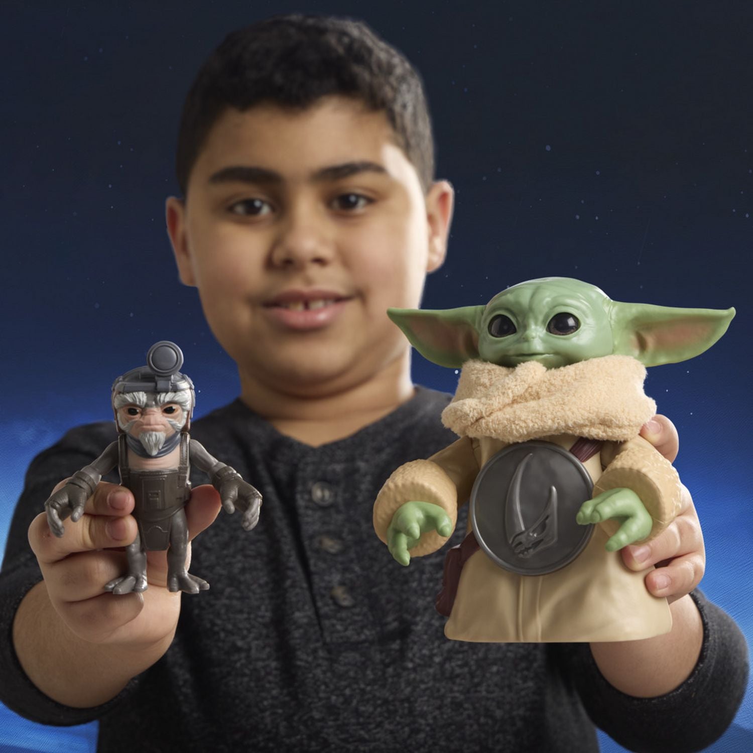 Star Wars Huggin' Grogu figure 6.5 inches (British brand)