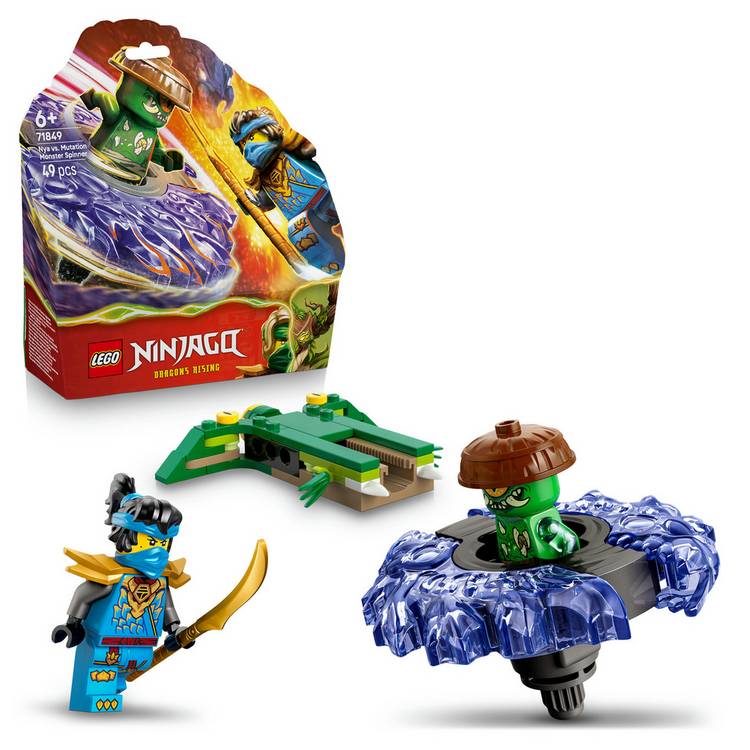 LEGO NINJAGO Nya vs Mutation Monster spinner toy - British product