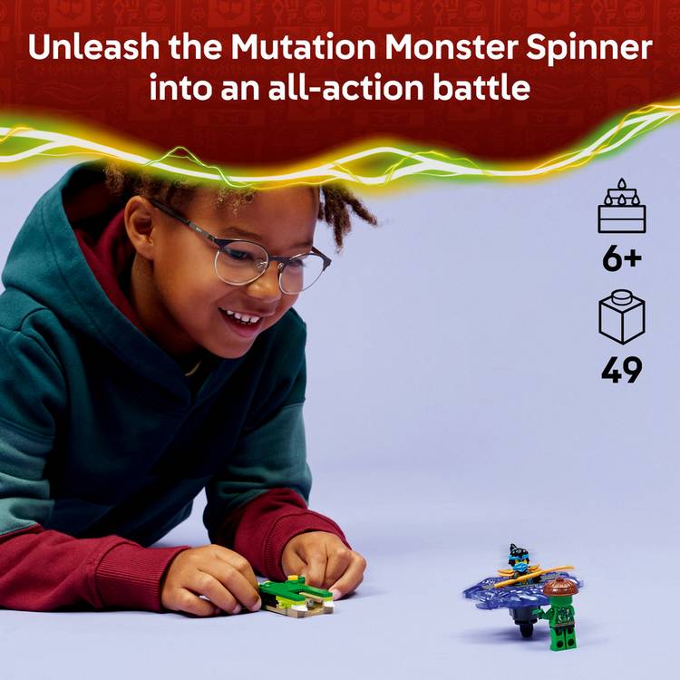 LEGO NINJAGO Nya vs Mutation Monster spinner toy - British product
