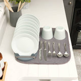 Addis 2 in 1 microfibre drying mat with plate rack (British brand)